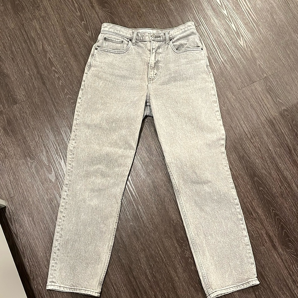 Abercrombie and Fitch Curve love 90s straight ultra high rise